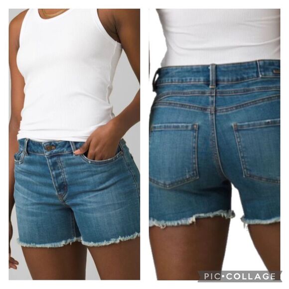 Prana Pants - Prana Denim Buxton Shorts Size 6